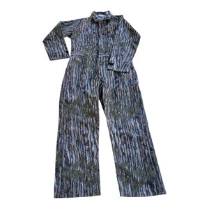 Walls Realtree Men's Camo Coveralls Size Large Tall Made in USA